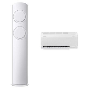 삼성전자 56.9㎡ + 18.7㎡ AI Q9000 홈멀티형 에어컨 AF60F17D11WRZ + 리모컨 세트 방문설치, 매립배관형