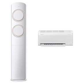 삼성전자 62.6㎡ + 18.7㎡ AI Q9000 홈멀티형 에어컨 AF60F19D11BRT + 리모컨 세트 방문설치, 일반배관형