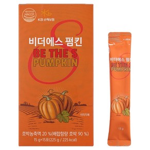 조은보담 비더에스 브이라인 진한 펌킨스틱 15p, 225g, 1개