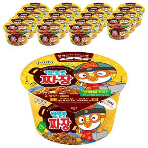 팔도 뽀로로 짜장 라면 77g, 16개