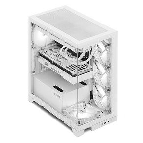 이그닉 2025 인테그 마스터 9657T 라이젠5 라이젠 9000 시리즈 지포스 RTX 5070 Ti, 화이트, 32GB, 2TB, Fee DOS, IG-ITM00040
