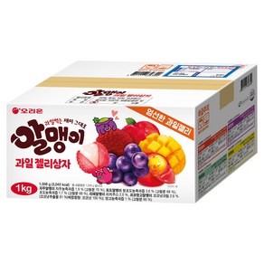 오리온 알맹이 과일 젤리 상자, 1개, 1.008kg