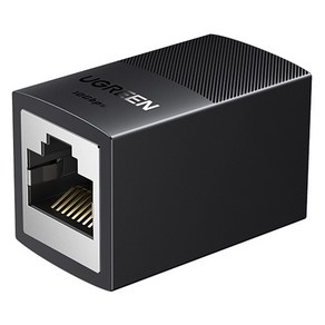 유그린 10Gbps RJ45 키스톤 잭 랜연장 젠더 커플러, 블랙, 1개, 31.9mm