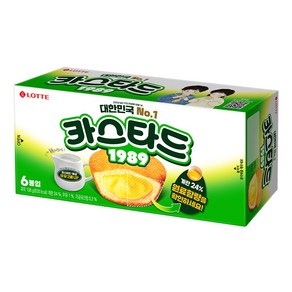 롯데웰푸드 카스타드 오리지널, 138g, 1개