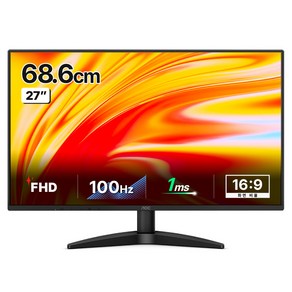AOC 알파스캔 보더리스 IPS 100 무결점 모니터, 68.6cm, 27B36