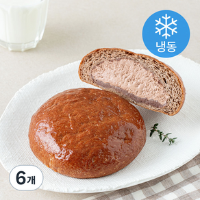 그림의빵 저당고단백 초코 크림빵 (냉동), 125g, 1개입, 6개