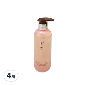 올빚 발효 가든 바디워시 작약꽃향, 4개, 300ml