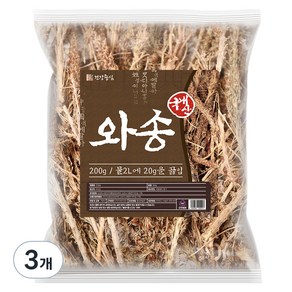 건강중심 건 와송, 200g, 3개