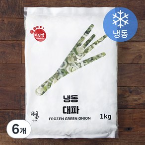 마당발 중국산 슬라이스 대파 (냉동), 1kg, 6개