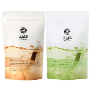오설록 스틱형 티백 찬물녹차 2g 20p + 찬물 루이보스티 2g 20p, 1세트, 20개입
