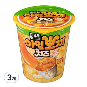 풀무원 아임뽀끼 치즈 떡볶이, 101g, 3개