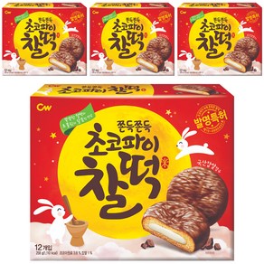 청우식품 초코파이찰떡 12p, 258g, 4개