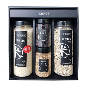 도정공장 프리미엄 백미 850g + 혼합 12곡 800g + 찰흑미 250g + 귀리 200g 잡곡 세트