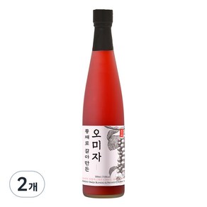 청숨 통째로 갈아만든 오미자, 500ml, 1개입, 2개