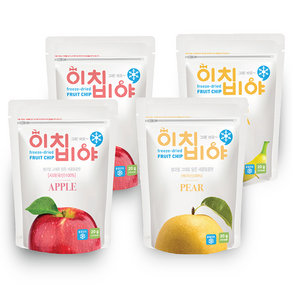 이치비야 프리미엄 동결건조 과일칩 부드러운 맛 사과 2p + 배 + 바나나