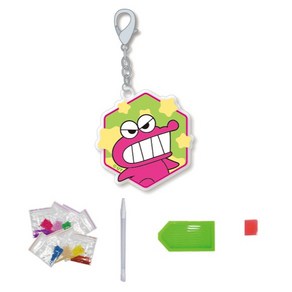 아이러브페인팅 DIY 보석십자수 키링 DIY CUBIC KEYRING, 와니야마상, 1개