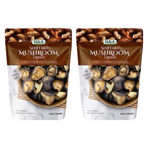 디제이앤에이 표고버섯 크리스피 오리지날맛 과자, 65g, 2개