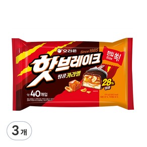 오리온 핫브레이크 땅콩카라멜