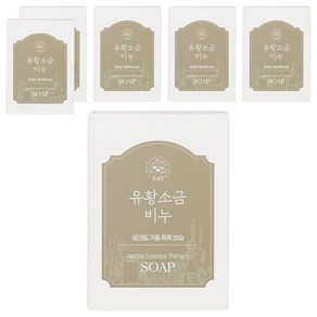 콩세알 유황소금비누, 85g, 6개