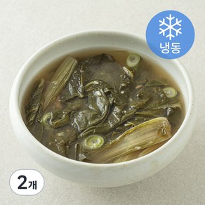 집반찬연구소 근대 된장국 (냉동), 650g, 2개