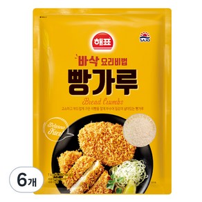 해표 빵가루, 1kg, 6개