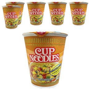 닛신 컵누들 씨푸드 커리맛 71g, 6개