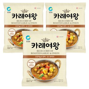 카레여왕 구운마늘 앤 양파, 108g, 3개