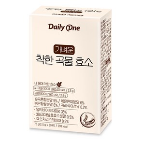 데일리원 가벼운 착한 곡물 효소 30p, 75g, 1개