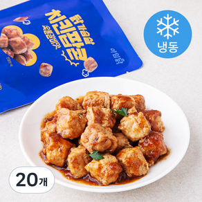 아임닭 닭가슴살 치킨팝콘 숯불갈비맛 (냉동), 100g, 20개