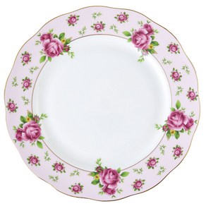 로얄알버트 뉴황실장미 VINTAGE PLATE NCRPNK25812, PINK, 27 cm, 1개