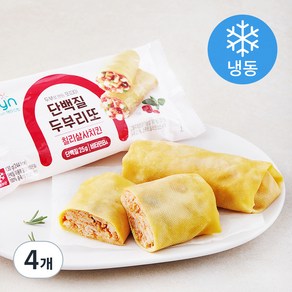 테이스틴 단백질 두부리또 칠리살사치킨 (냉동), 130g, 4개