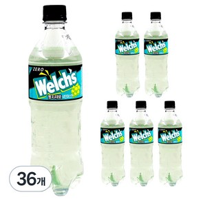 웰치스 제로 샤인머스캣, 600ml, 36개