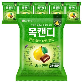 목캔디 허브 민트, 217g, 6개