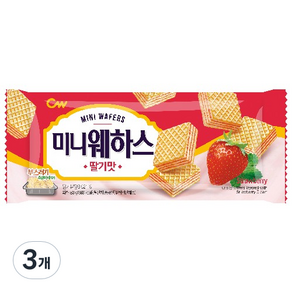 미니웨하스 딸기, 80g, 3개