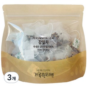 거룩한티백 감잎차 티백, 1g, 30개입, 3개