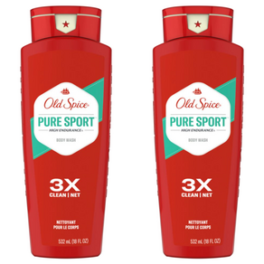 [쿠팡수입] 올드스파이스 하이 인듀어런스 퓨어 스포츠 바디 워시, 532ml, 2개