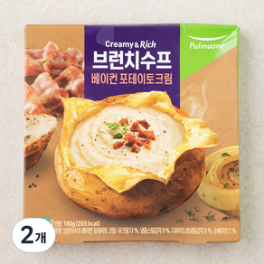 풀무원 브런치수프 베이컨 포테이토 크림 (냉장)