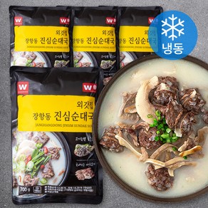 외갓집 장항동 진심 순대국 (냉동), 700g, 4개입