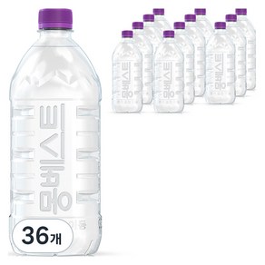 몽베스트 위드어스 무라벨 생수, 1L, 36개