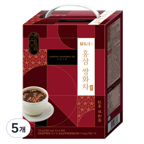 담터 홍삼 쌍화차, 18g, 40개입, 5개