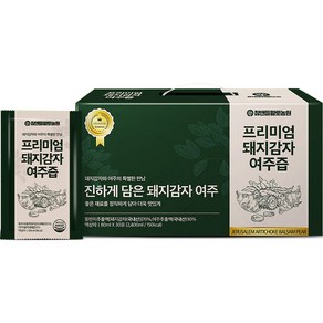 참앤들황토농원 프리미엄 돼지감자 여주즙 30p, 2.4L, 1개