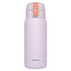 락앤락 스쿨핏 코튼캔디 원터치 텀블러, 바이올렛, 370ml, 1개