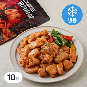 한끼통살 그릴드 닭가슴살 매콤깐풍맛 (냉동), 100g, 10개