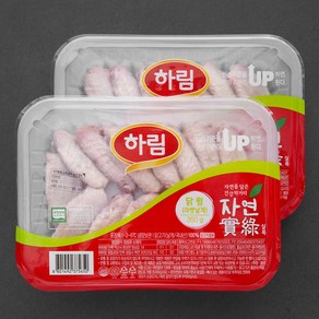 하림 자연실록 무항생제 인증 닭윙 아랫날개 (냉장)