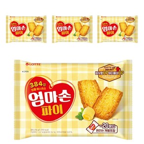 롯데웰푸드 엄마손 파이, 254g, 4개