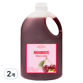 서울팩토리 체리에이드, 1.5L, 2개