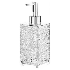 모나코올리브 샹드리에 사각 세제 디스펜서 400ml, 투명, 1개