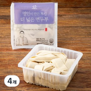 한둘 명인이 만든 투컵 더 넓은 면두부, 4개, 200g