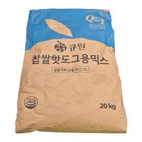 큐원 찹쌀 핫도그용 믹스, 20kg, 1개