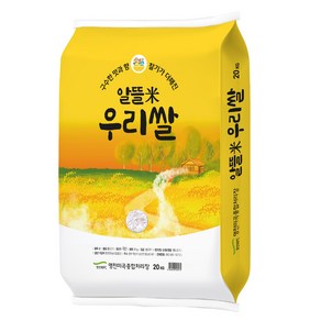 명천 2024년산 햅쌀 든든 알뜰미 우리쌀, 보통등급, 20kg, 1개